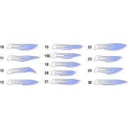 Лезвия стерильные №11 углеродистая сталь /Yancheng Huida Medical/ ENSENT