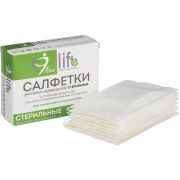 Салфетка марлевая стерильная односл. пл. 32, 12 сложений в инд уп 5х5 №10 шт