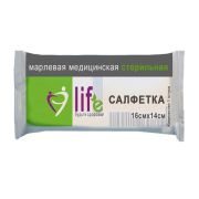 Салфетка марлевая стерильная двухсл. 16х14 по 10 шт (36 г/м2) ГОСТ